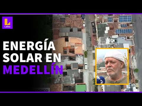 Barrio de Medellín es el primero en usar energía solar
