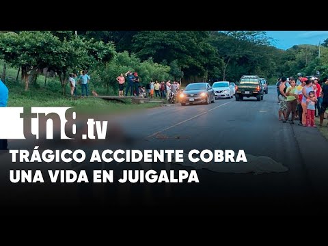 Accidente de tránsito le quita la vida a un hombre en Juigalpa - Nicaragua