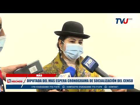 DIPUTADA DEL MAS ESPERA CRONOGRAMA DE SOCIALIZACIÓN DEL CENSO
