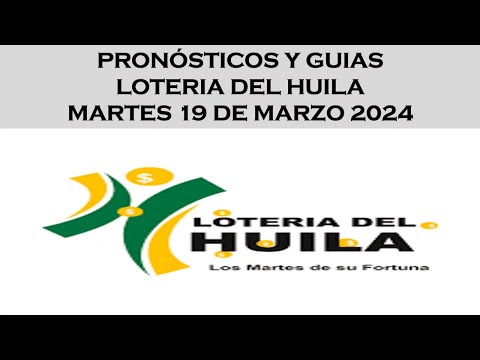 LOTERIA DEL HUILA RESULTADO PREMIO MAYOR MARTES 19 DE MARZO 2024 #loteriasdehoy #loteriadelhuila