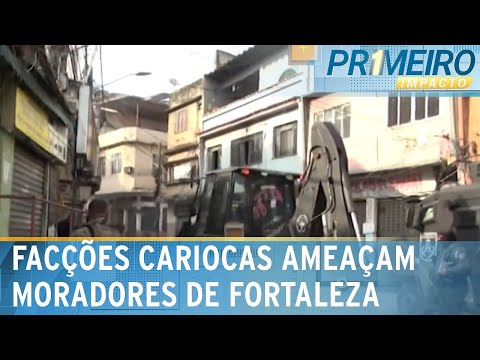 Facções cariocas ameaçam moradores do Pirambu, em Fortaleza | Primeiro Impacto (21/02/24)