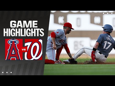 Angels vs. Nationals Game Highlights (8/9/24) | MLB Highlights