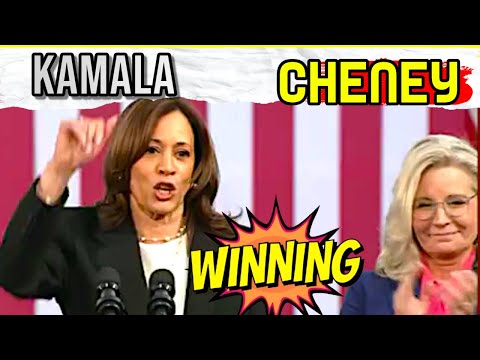 it's over the moment Trump lost LIZ Cheney & Harris Historic speech