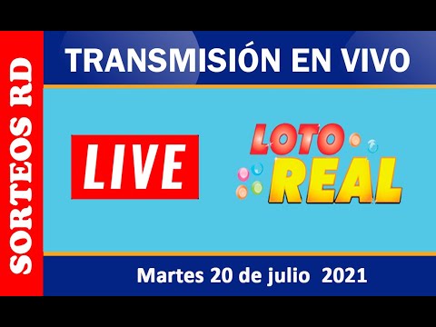 Loterías Real EN VIVO ?? Martes 20 Julio 2021 – 1:00 P.M.