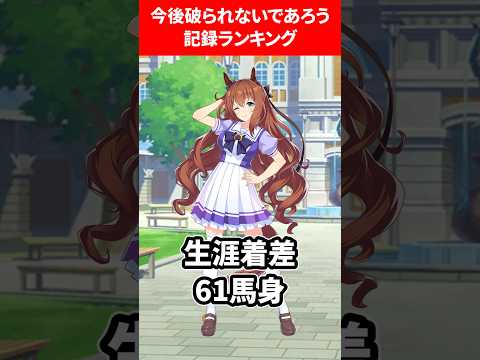 今後も破られない記録ランキング #ウマ娘プリティーダービー