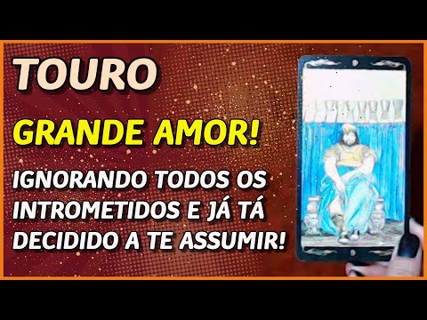 TOURO ? // GRANDE AMOR! - IGNORANDO OS INTROMETIDOS E DECIDIDO A TE ASSUMIR!