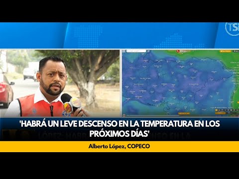 Alberto López: 'Habrá un leve descenso en la temperatura en los próximos días'