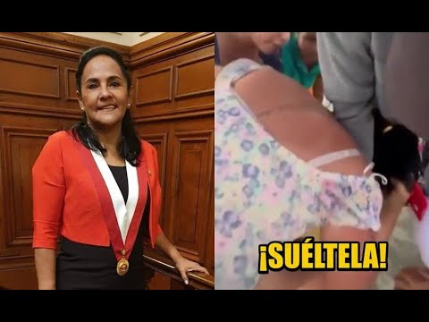 Tarapoto: Excongresista Robertina Santillana se agarra de los pelos con abogada