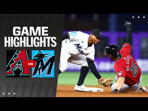 D-backs vs. Marlins Game Highlights (8/21/24) | MLB Highlights