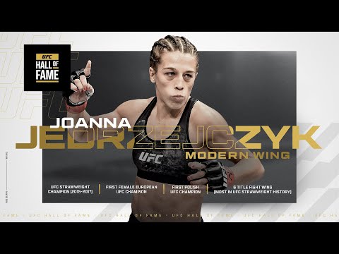 Joanna Jedrzejczyk Joins the UFC Hall of Fame Class of 2024