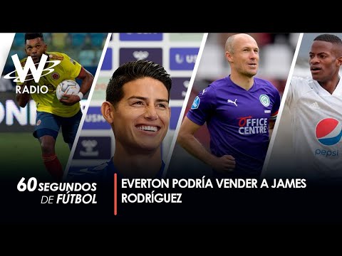 Everton no descartaría vender a James Rodríguez