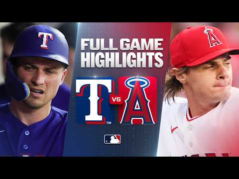 텍사스 레인저스 vs LA 에인절스: 공식 풀 경기 하이라이트 (8월 12) | 2026 MLB 시즌