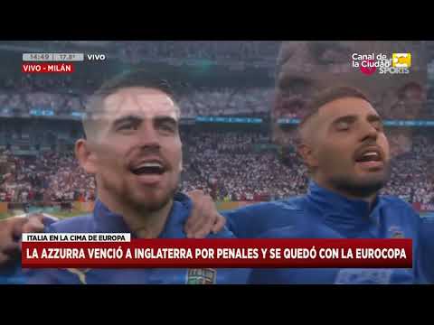 Italia campeón de la Eurocopa: por penales, le ganó la final a Inglaterra en Hoy Nos Toca