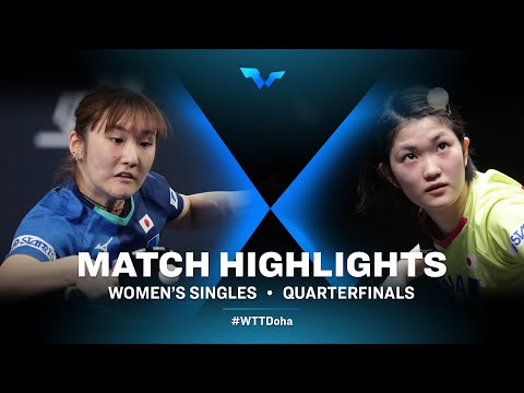 Table Tennis 🥍 Miyu Kato vs Miyuu Kihara | WS | WTT Contender Doha 2022 (QF)