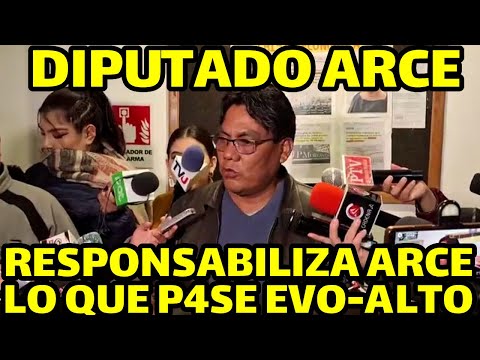 DIPUTADO ARCE DENUNCIA GOBIERNO ARCE Y EVA COPA DE ARM4R GRUPOS DE CHOQU3 PARA IMPEDIR LLEGADA EVO