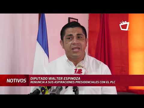 Walter Espinoza renuncia a sus aspiraciones presidenciales con el PLC