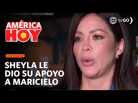 América Hoy: Sheyla Rojas le dio su apoyo a Maricielo Effio (HOY)