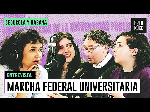 PREVIA a la MARCHA FEDERAL UNIVERSITARIA con JULIA MENGOLINI en SEGUROLA