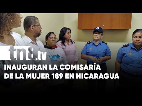 Se inaugura la 189 Comisaría de la Mujer en Nicaragua