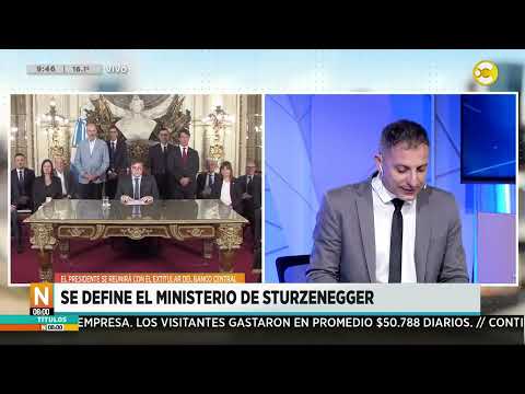 Se define el ministerio de Sturzenegger: Milei se reúne con el ex titular del BCRA ?N8:00? 18-06-24