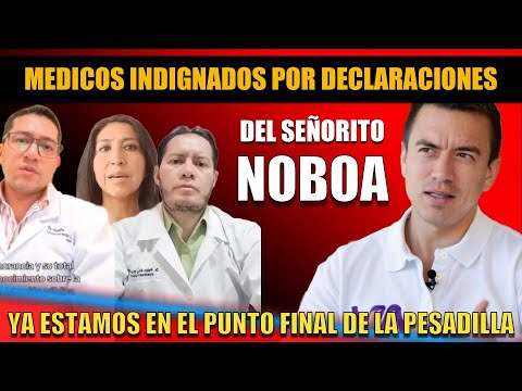 ¡Explosión de Indignación! Daniel Noboa Ataca a Médicos y Desata Tormenta Política
