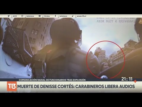 Revelan audios de carabineros tras ataque a Denisse Cortés