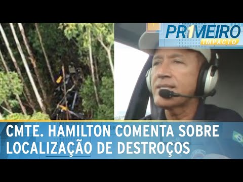 Comandante Hamilton comenta localização de destroços de helicóptero  | Primeiro Impacto (12/01/24)