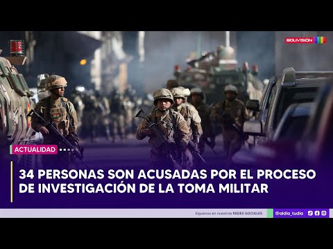 34 personas son acusadas por el proceso de investigación de la toma militar de plaza Murillo