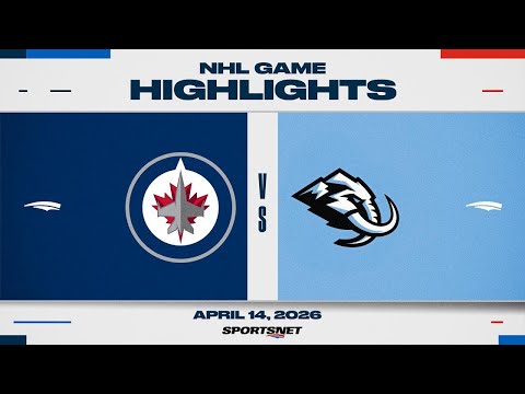 NHL Highlights | Jets vs. Mammoth - April 14, 2026