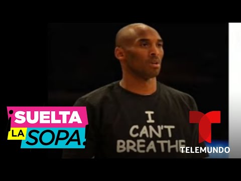 Kobe Bryant: publican foto con palabras no puedo respirar | Suelta La Sopa