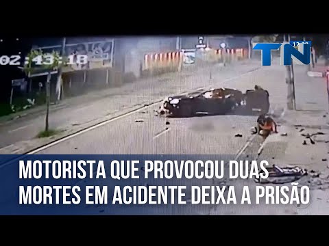 Motorista que provocou duas mortes em acidente recebe liberdade provisória no ES