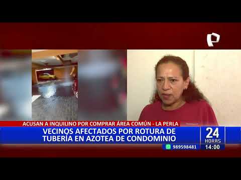 24Horas | Vecinos afectados por rotura de tubería en La Perla