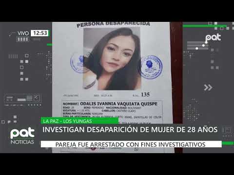 Investigan desaparición de una mujer