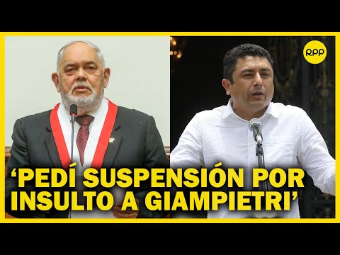 Jorge Montoya solicitó suspensión de Guillermo Bermejo tras insultos a Giampietri