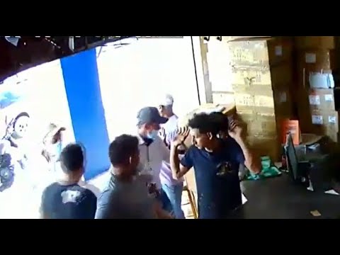 Guayaquil - Cámaras captaron robo en local de repuestos