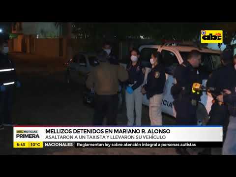 Mellizos detenidos en Mariano Roque Alonso