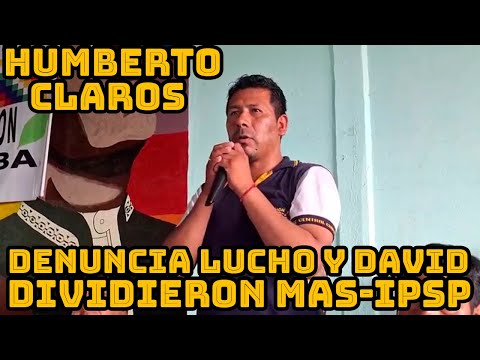 HUMBERTO CLAROS DENUNCIA LUCHO ARCE INTENTO BOICOT3AR DIA REVOLUCIÓN CULTURAL BOLIVIA...