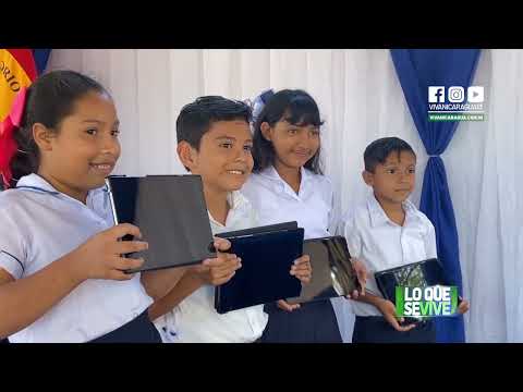 Gobierno con apoyo de China entrega kit tecnológico a estudiantes de Jinotepe