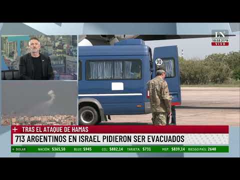 Israel bajo fuego: parte un vuelo de la fuerza aérea; evacuación de los ciudadanos argentinos