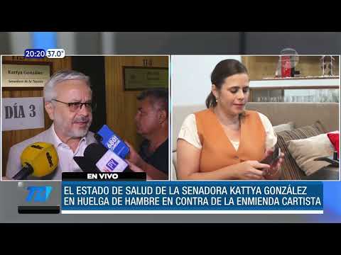 El cartismo quiere expulsar del Senado a Kattya González