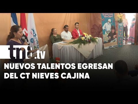 Nuevos talentos egresan del CT Nieves Cajina, ubicado en Managua