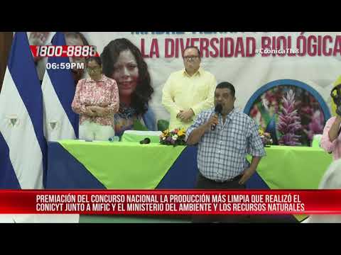 Premiación del Concurso Nacional la Producción Más Limpia – Nicaragua