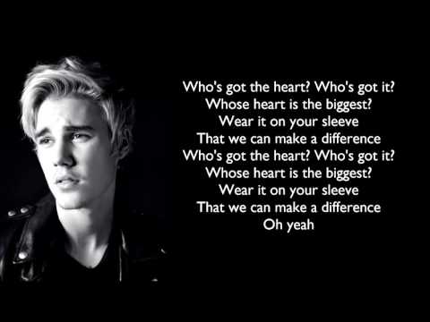 Justin Bieber - Children (Lyrics)
