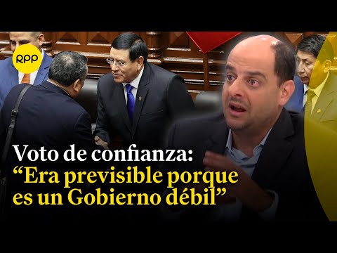 Sobre voto de confianza a Gabinete de Adrianzén: Este Gobierno está sometido al Congreso