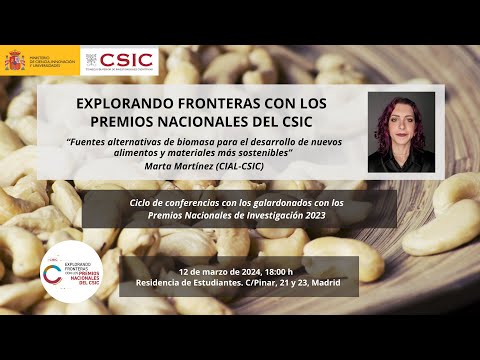 Fuentes alternativas de biomasa para crear nuevos alimentos y materiales sostenibles: Marta Martínez