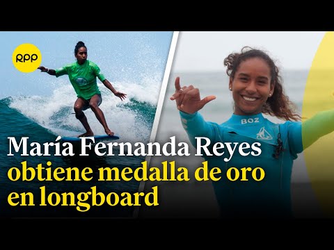 María Fernanda Reyes ganó medalla de oro en longboard