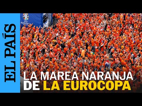 EUROCOPA |Una marea naranja de aficionados en Hamburgo apoya a Países Bajos que juega contra Polonia