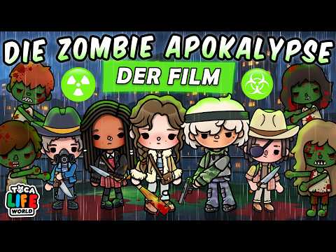 🎥 THE HORROR MOVIE 🧟‍♂️ THE ZOMBIE APOCALYPSE 🔪 SCARY ENGLISH TOCA BOCA STORY *With Voice
