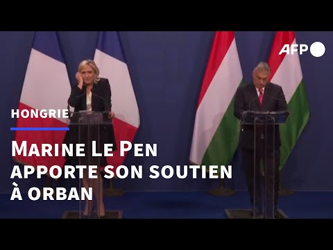 Hongrie: Marine Le Pen rend visite à Viktor Orban à Budapest | AFP