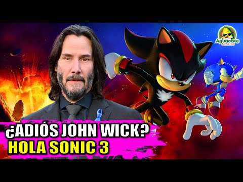 ¿Adiós John Wick? Será Shadow en  Sonic 3 | El nuevo papel de Keanu Reeves